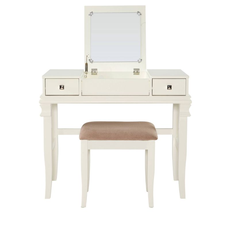 Adler Vanity Set White - Linon