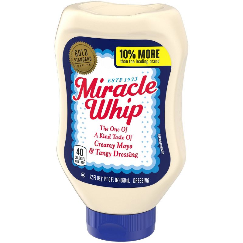 Miracle Whip Original Squeeze Bottle - 22fl oz