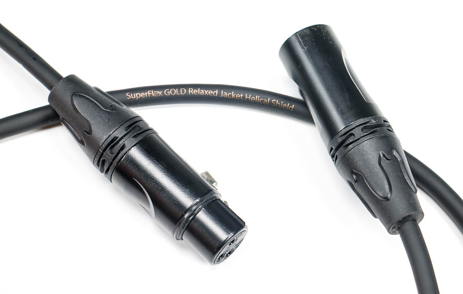 SuperFlex GOLD SFM-3 Premium Microphone Cable 3'