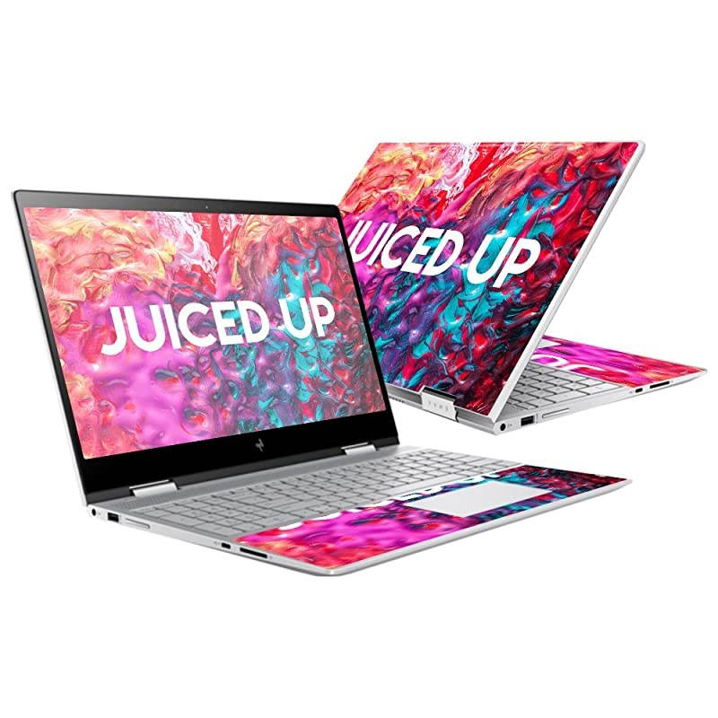 Skin Compatible with HP Envy x360 15" (2017) - Juiced Up | Protective, Durable, and Unique Vinyl Decal wrap Cover | Easy to Apply, Remove, and Change Styles | Made in The USA