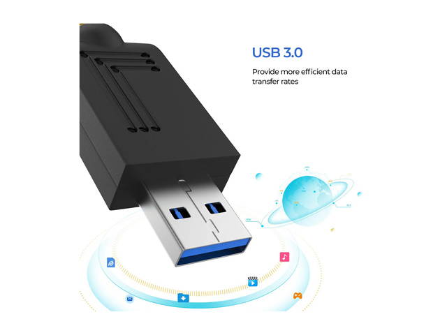USB Wifi Adapter, 1200Mbps USB 3.0 Wifi Dongle 802.11 ac Wireless Network Adapter with Dual Band 2.4GHz/300Mbps + 5GHz/866Mbps 5dBi High Gain Antenna for Desktop Windows XP/Vista/7/8/10 Mac