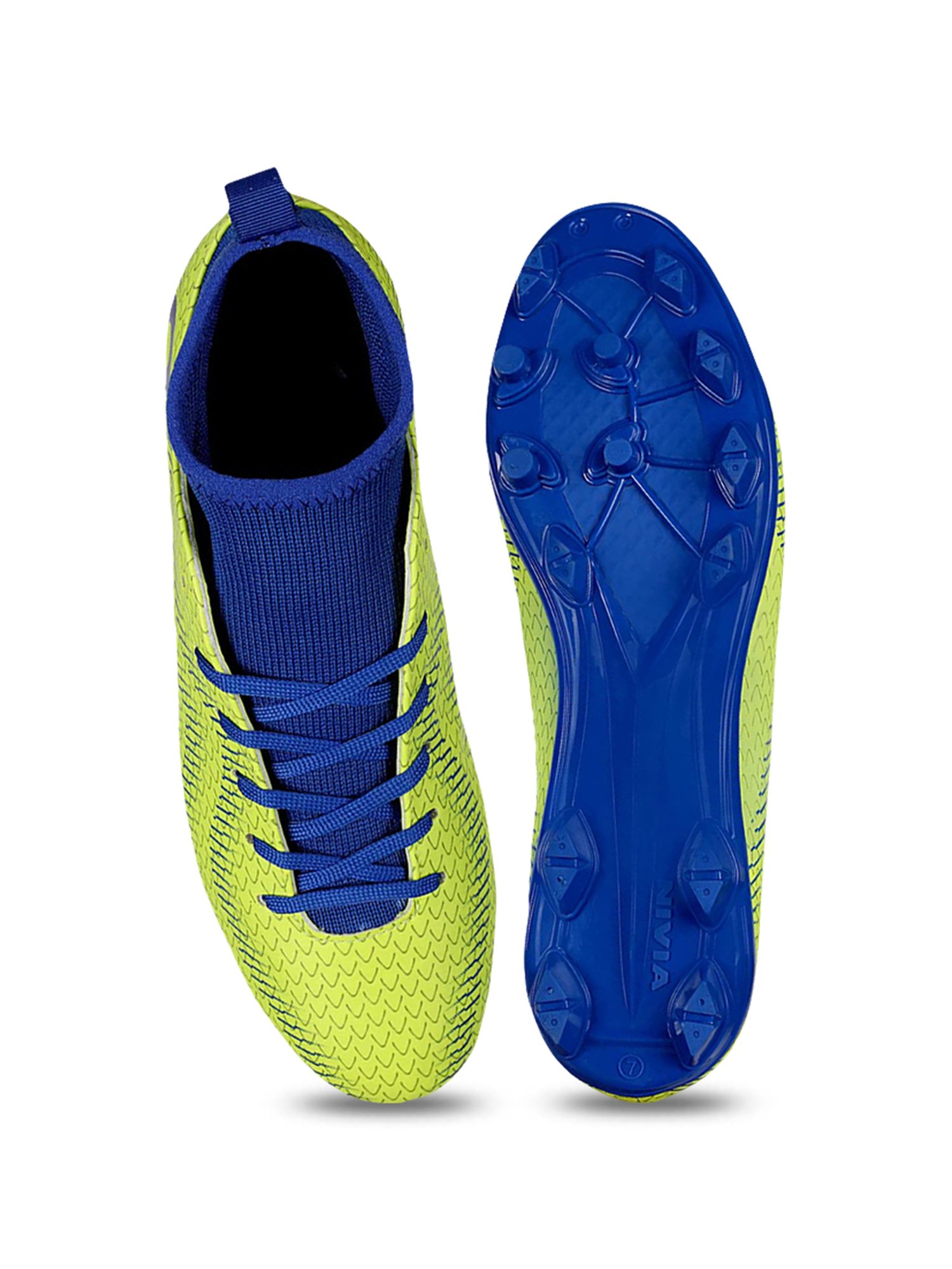 AIVIN Men's Pro Rattle Snake Sulphur Green Football Shoes