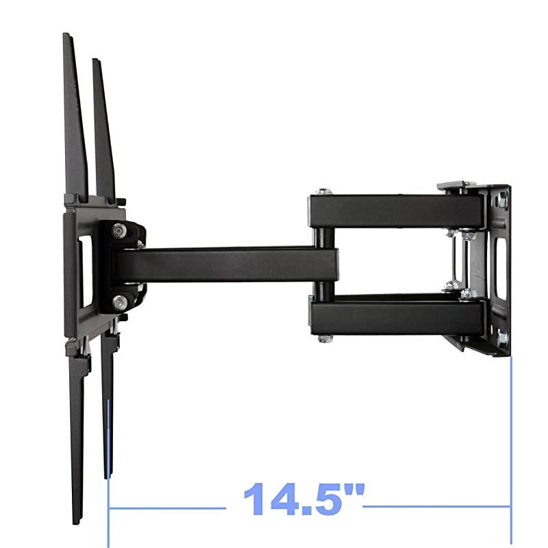 MW340B2 TV Wall Mount Bracket for Most 2765 Inch LED LCD OLED and Plasma Flat Screen TV with Full Motion Tilt Swivel Articulating Dual Arms 14 Extend up to VESA 400x400mm100 LBS WR9