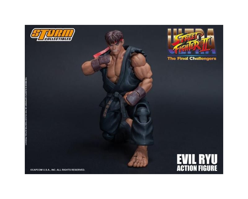 Evil Ryu 1:12 Scale Figure I Street Fighter | Storm Collectibles Action figures