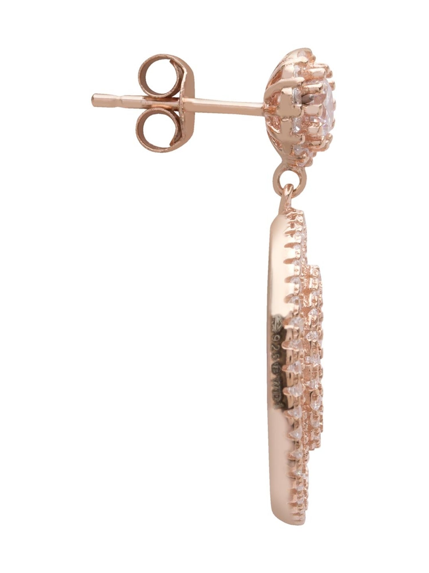 Anayra 92.5 Sterling Silver Classic Earrings for Women