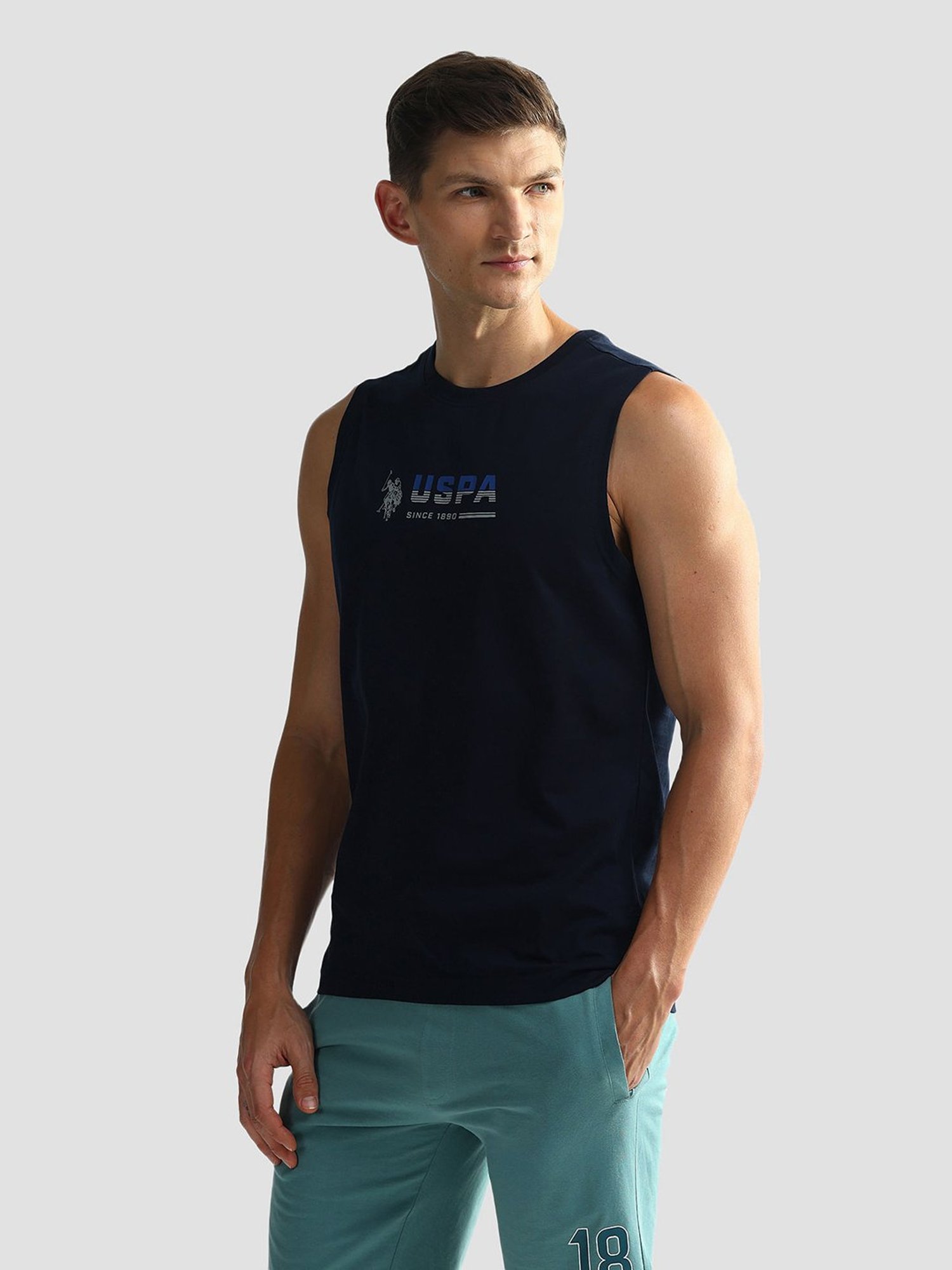 Bodycare Anthra Melange Regular Fit Thermal Top