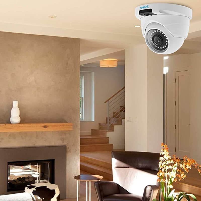 4MP PoE IP Camera Addon Outdoor Video Surveillance Cam to Home Security System ONLY Work with  POE Camera System and NVR Onvif Incompatible D400