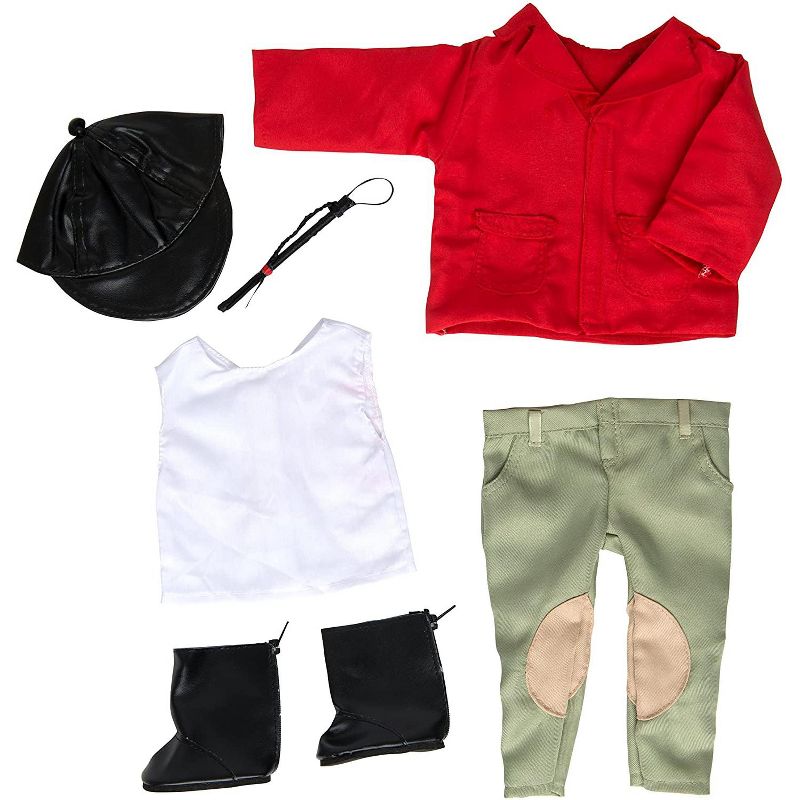 Dress Along Dolly Equestrian Horse Riding Outfit for American Girl Doll