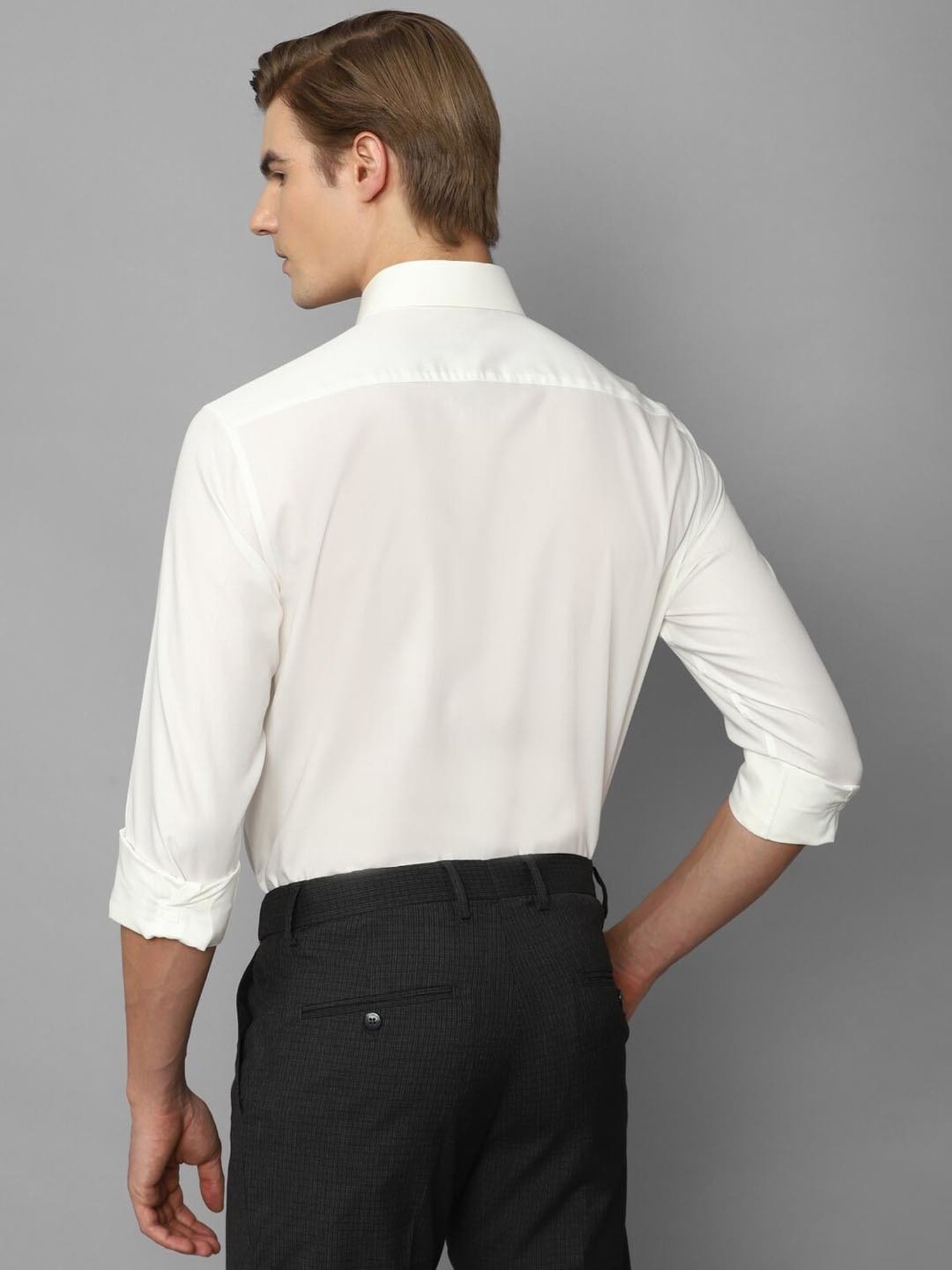 Arrow Sport Dark Green Cotton Slim Fit Shirt