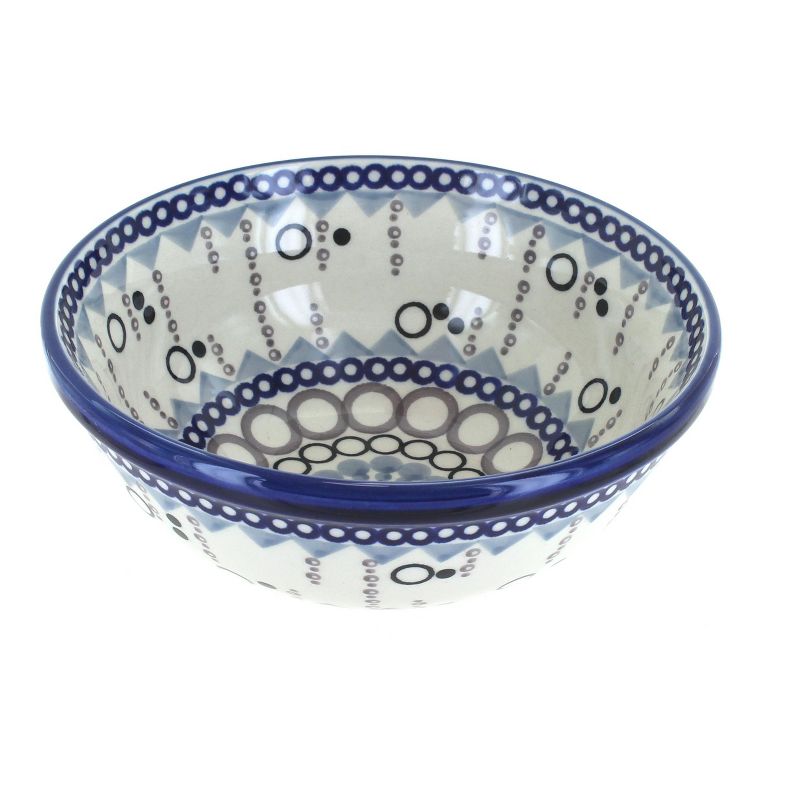 Blue Rose Polish Pottery Remington Cereal/Soup Bowl