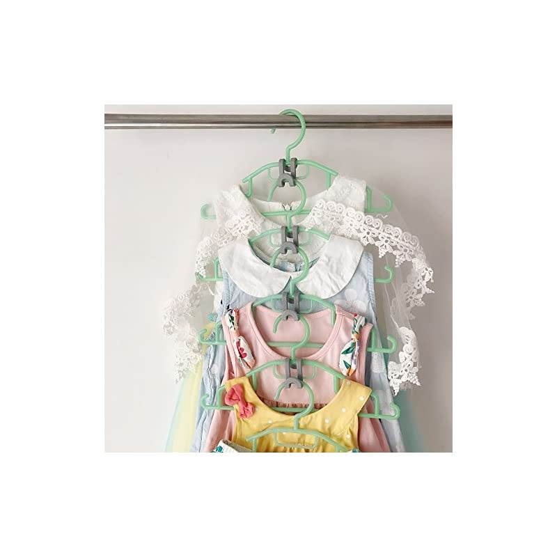 60 pcs Connector Hooks for Hangers, Cascading Hanger Hooks, Space Saving Hangers Hooks