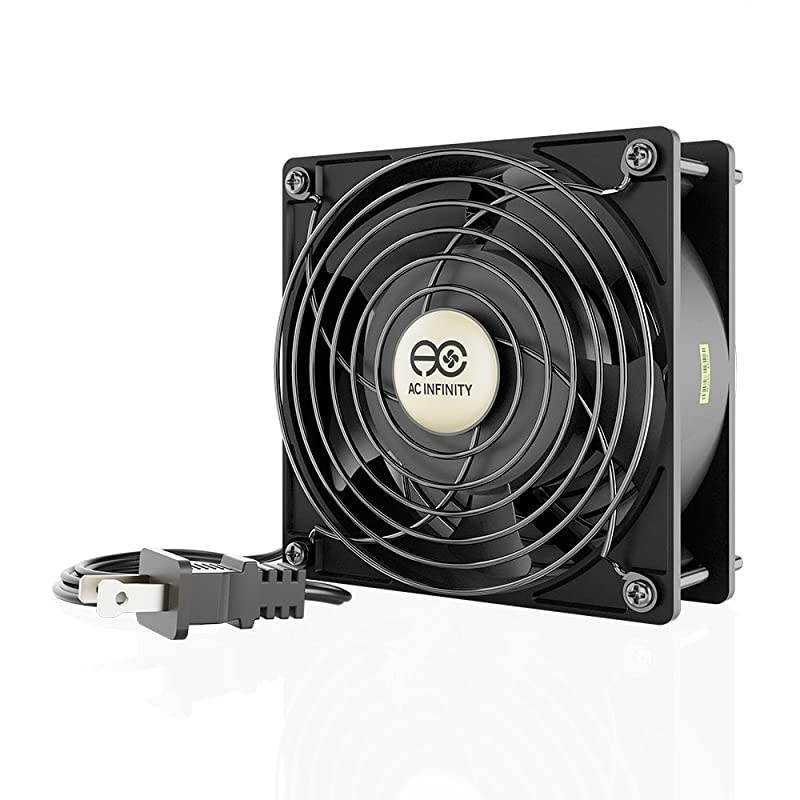 AXIAL LS1238, Quiet Muffin Fan, 120V 120mm x 38mm Low Speed, UL-Certified for DIY Cooling Ventilation Exhaust Projects