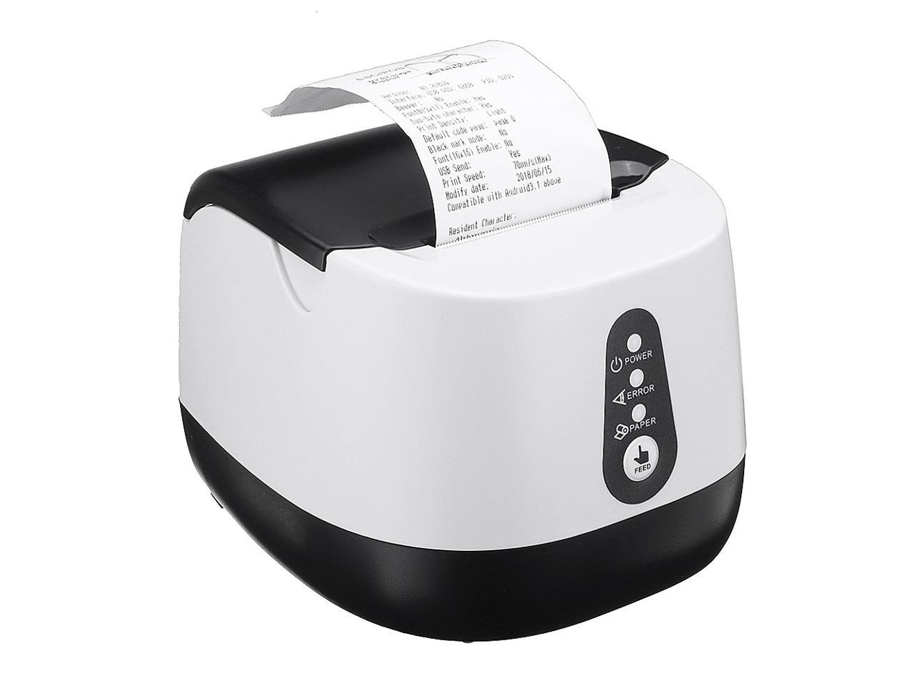 58mm Thermal Receipt Printer Portable Mini Wireless Thermal Printer USB Receipt Bill Ticket POS Printing for iOS Android Windows Compatible with ESC/POS/Star Print Commands Set
