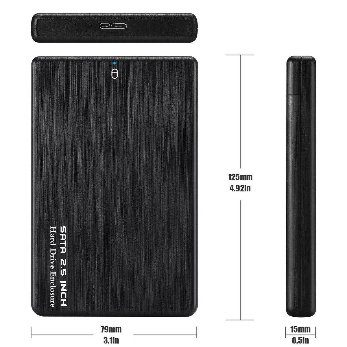 USB 3.0 2TB SATA SSD External Hard Drive Portable Desktop Mobile Hard Disk TP