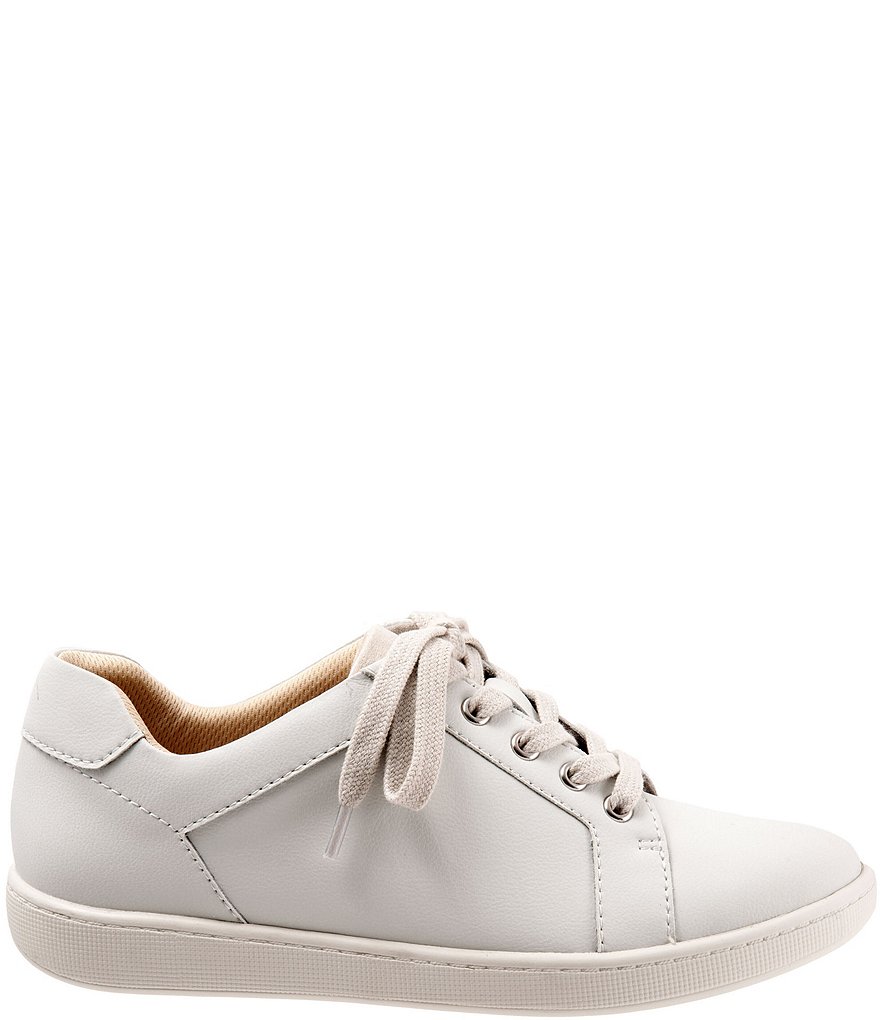 Trotters Adore Leather Lace-Up Sneakers