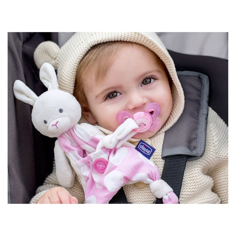 Chicco Pocket Buddies Pacifier Holder - Pink