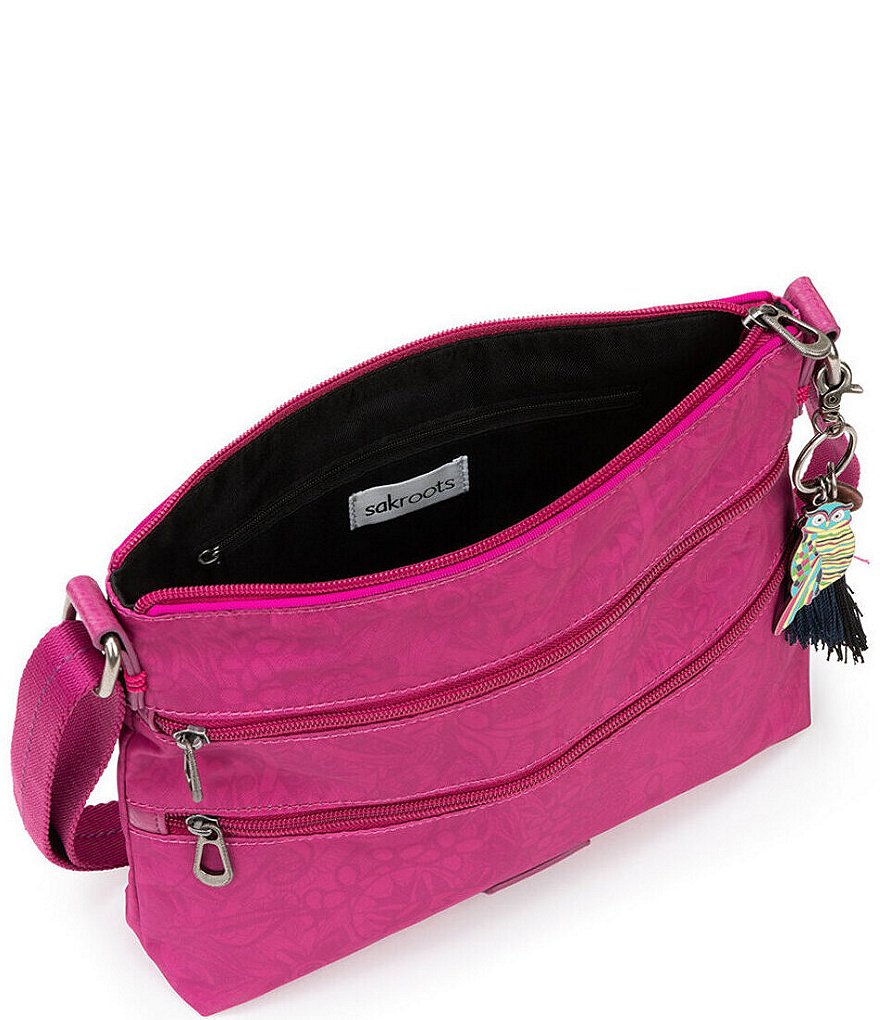 Sakroots Basic Zip Top Crossbody Bag