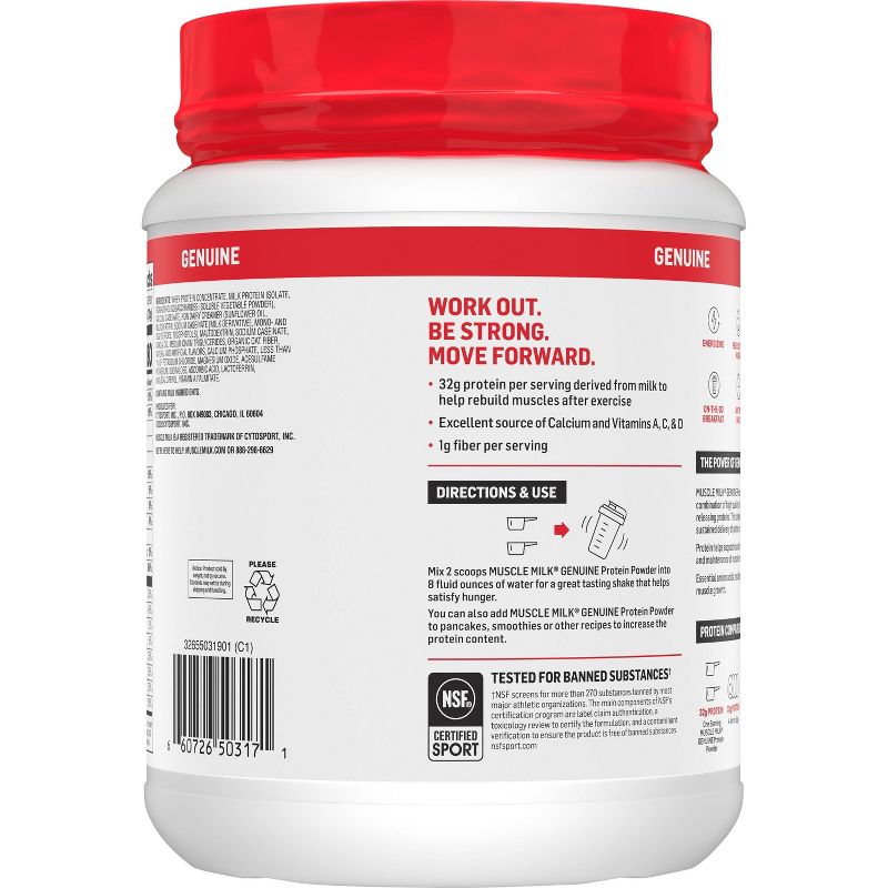 Muscle Milk Lean Muscle Protein Powder - Vanilla Crème - 1.93lb