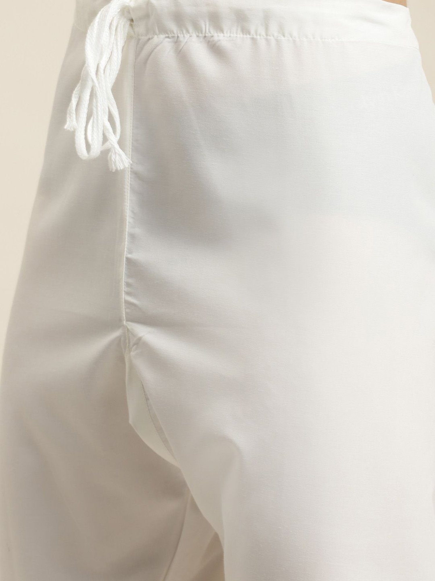 Sojanya Beige & Red Regular Fit Printed Kurta Set With Jacket