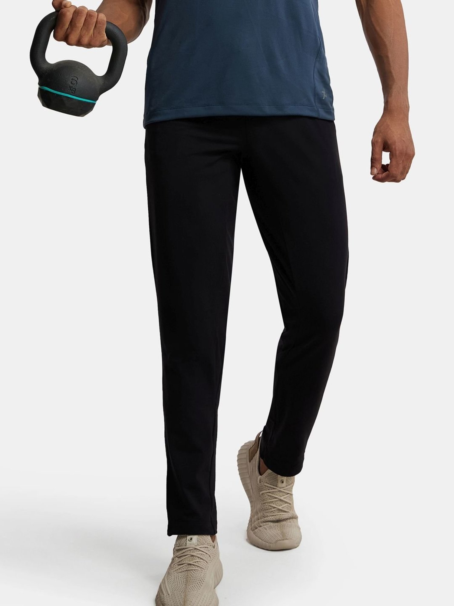 Basics Green Jogger Track Pant