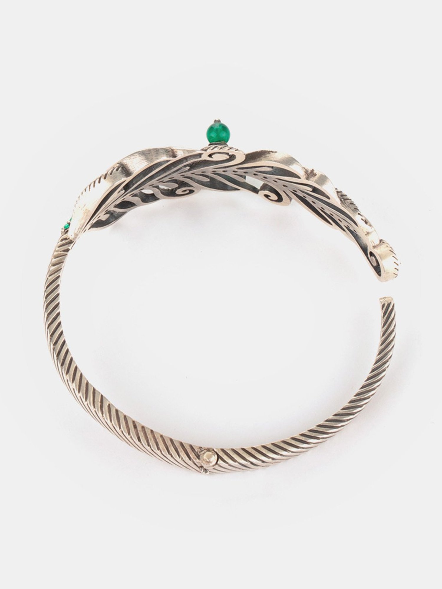Shaya 92.5 Sterling Silver Unravel Oxidized Bracelet for Women