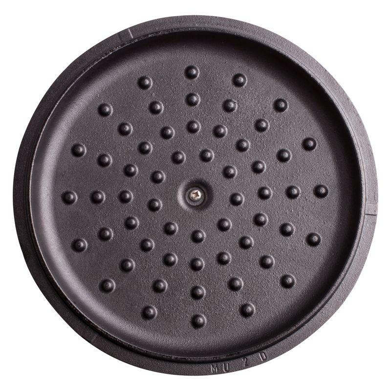 Kamado Joe 5.5 Quart Thick Walled Cast Iron Dutch Oven Outdoor Camping Cookware