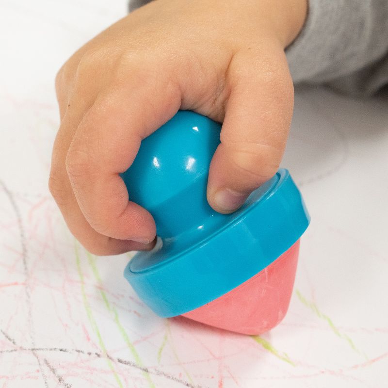 Ready 2 Learn Easy Grip Chalk - 6 Colors - 18m+ - Non-Toxic Toddler Sidewalk Chalk - Easiest to Hold - Refills Available (CE6913)