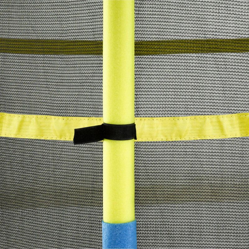Costway 14 Ft Multicolored Trampoline Recreational Exercise w/ Safety Net Ladder