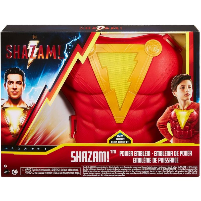 DC Comics Shazam! Power Emblem Chest Plate