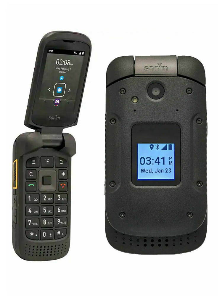 Sonim XP3 XP3800 4G LTE 8GB Rugged Verizon + GSM Unlocked Black Flip Phone