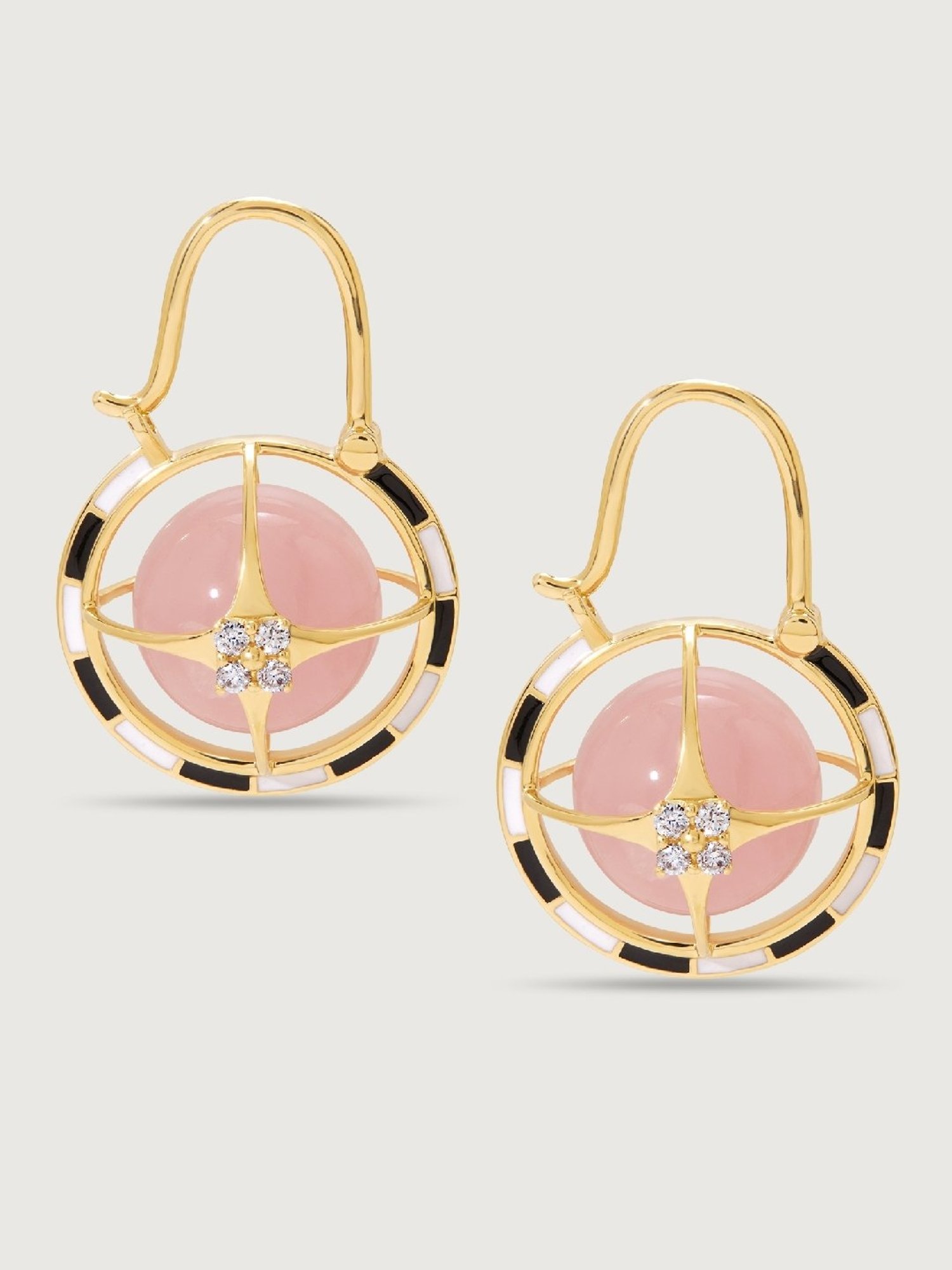 Mia by Tanishq Versatile Chic Reversible 14k Gold & Diamond Hoop Earrings