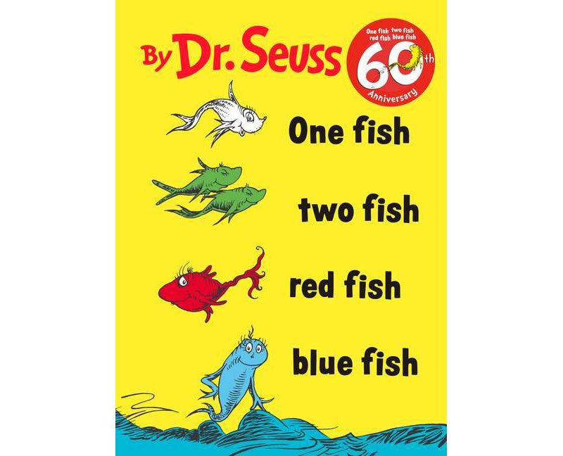 One Fish Two Fish Red Fish Blue Fish - Dr. Seuss - by DR SEUSS (Board Book)