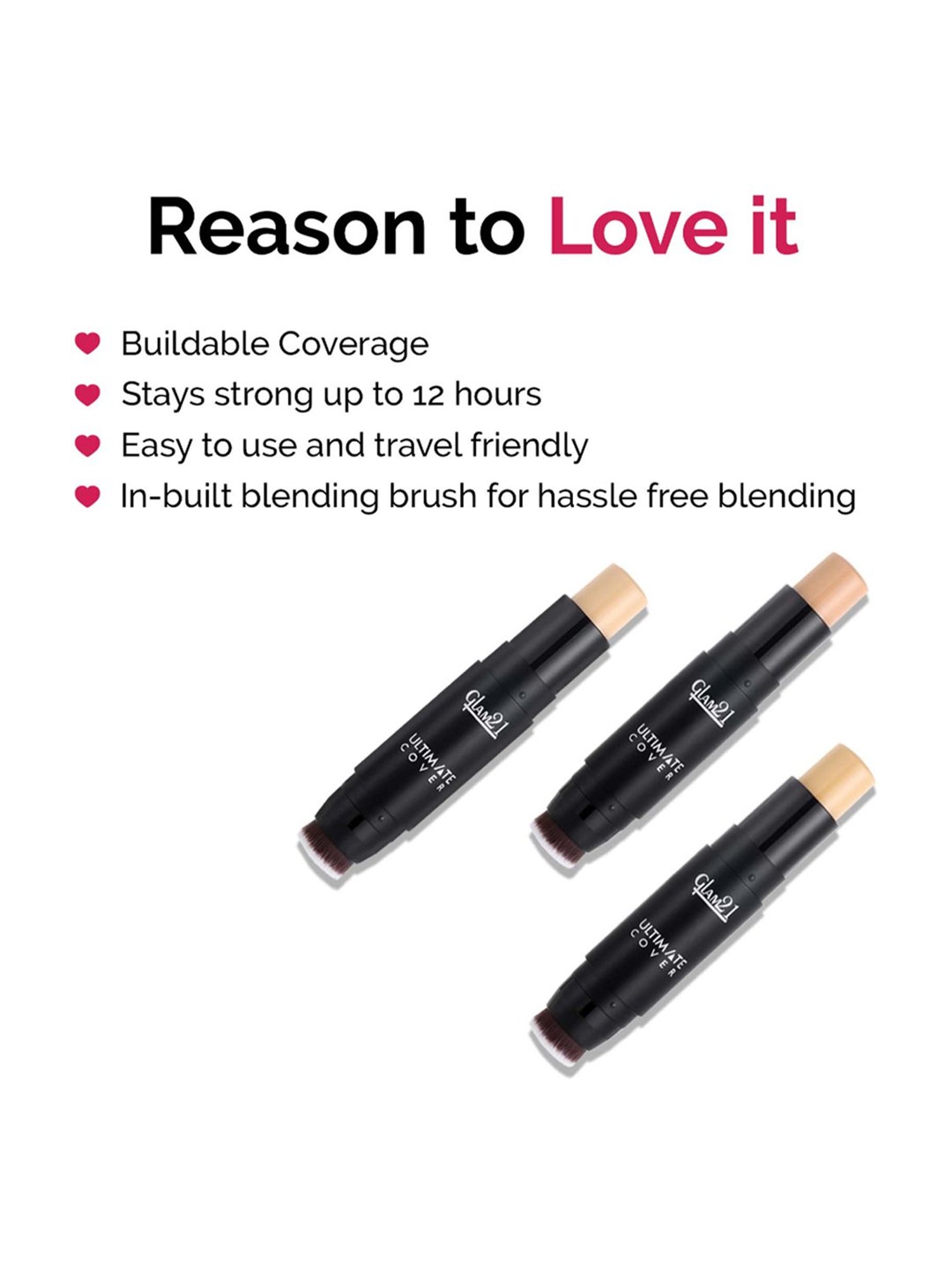 Glam21 Ultimate Cover Foundation 05 Rich Toffee - 8 gm