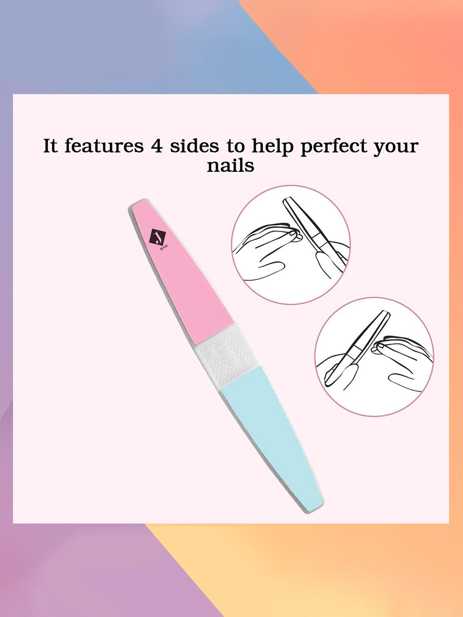 Raaga Professional Pedicure & Manicure 6 Step Single Use Kit Rose - 6 Sachets