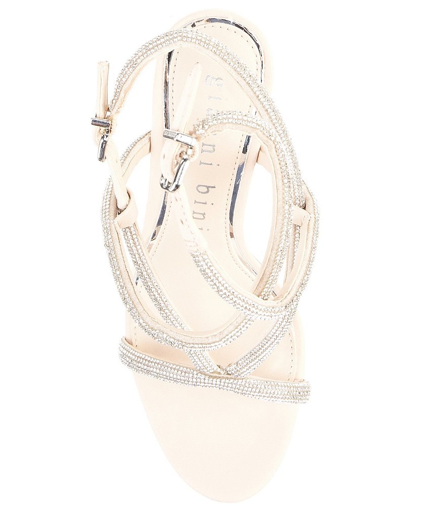 Gianni Bini Juniaa Suede Rhinestone Detail Strappy Dress Sandals