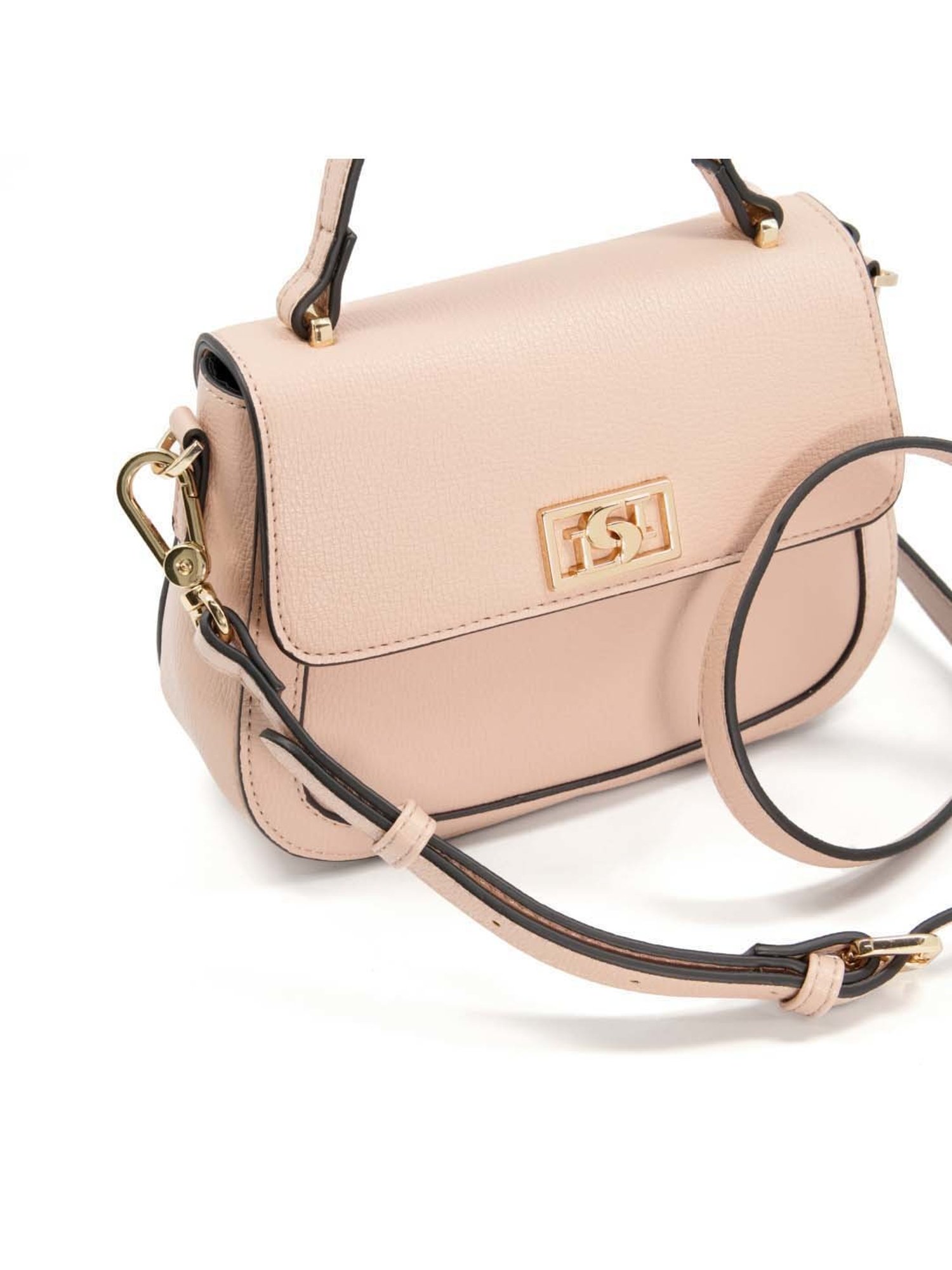 Dune London Beige Solid Small Satchel Handbag