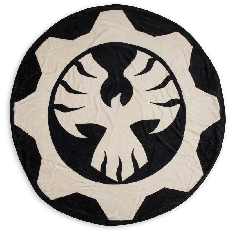Just Funky Gears of War Phoenix Omen Round Fleece Throw Blanket - 60&rdquo;