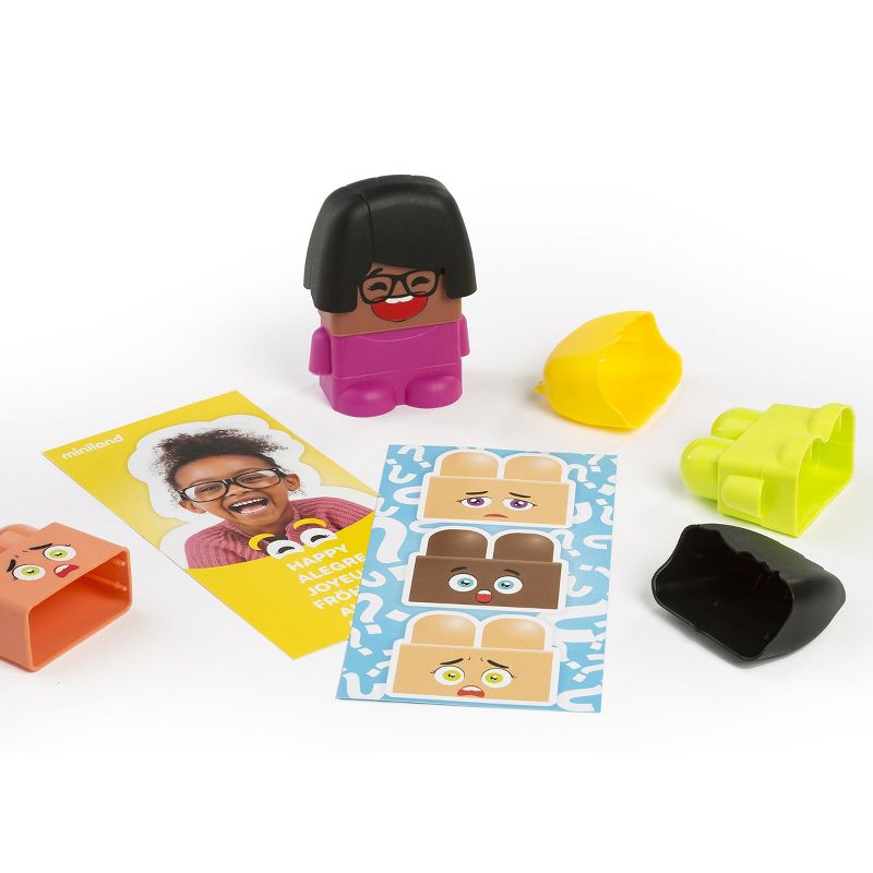 Miniland Emotiblocks - Interchangeable Pieces for Social and Emotional Learning