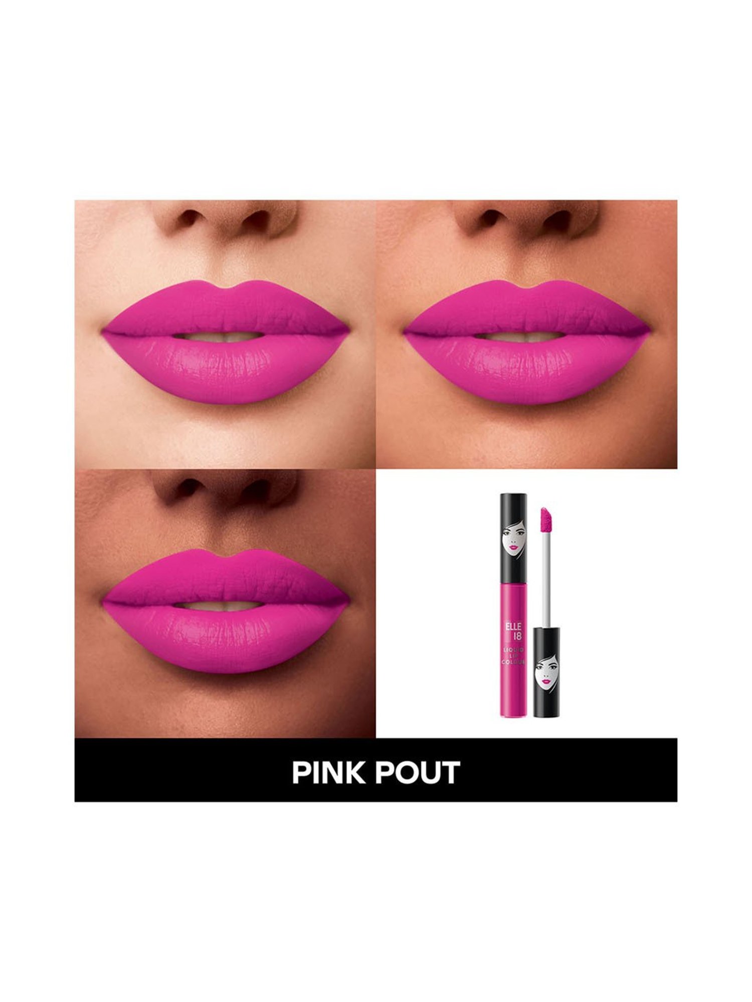 Elle 18 Liquid Lip Colour Pink Pout - 5.6 ml