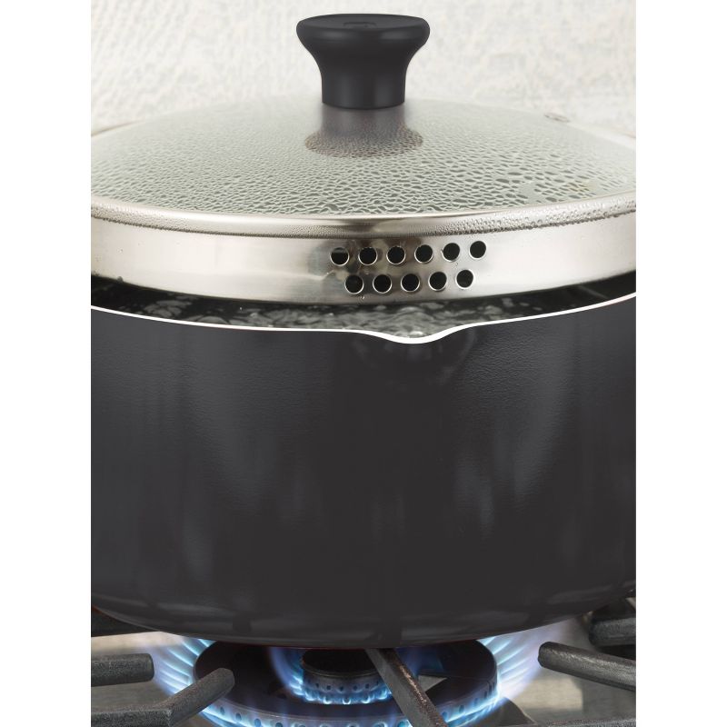 T-fal Simply Cook 12pc Nonstick Cookware Set - Black