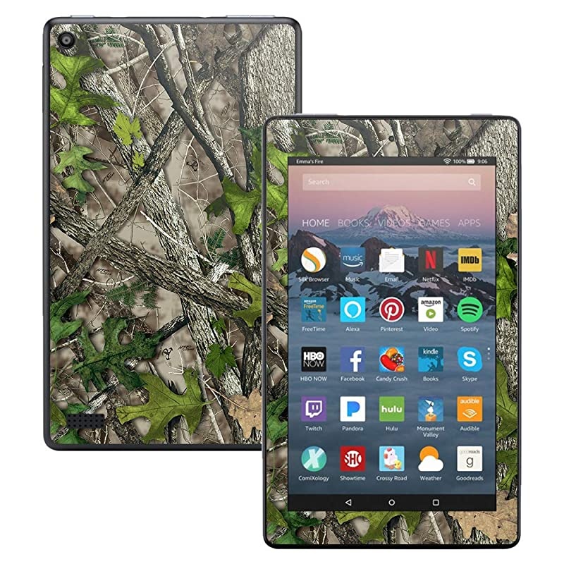 Skin Compatible with  Kindle Fire 7 2017 HTC Green | Protective Durable and Unique Vinyl Decal wrap Cover | Easy to Apply Remove and Change Styles | Made in The USA