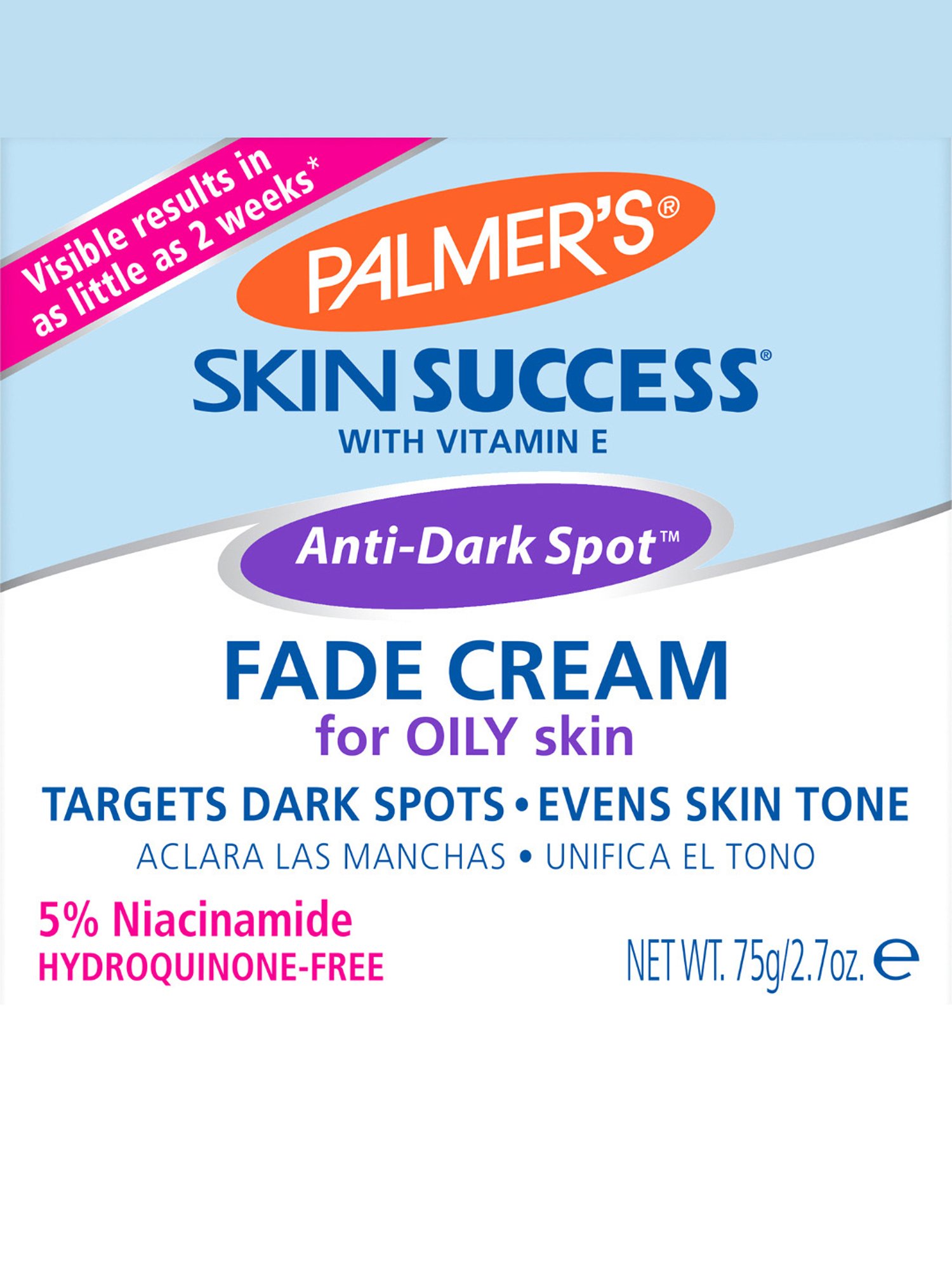 Palmer's Skin Success with Vitamin E Anti-Dark Spot Fade Cream for Oily Skin - 75 gm