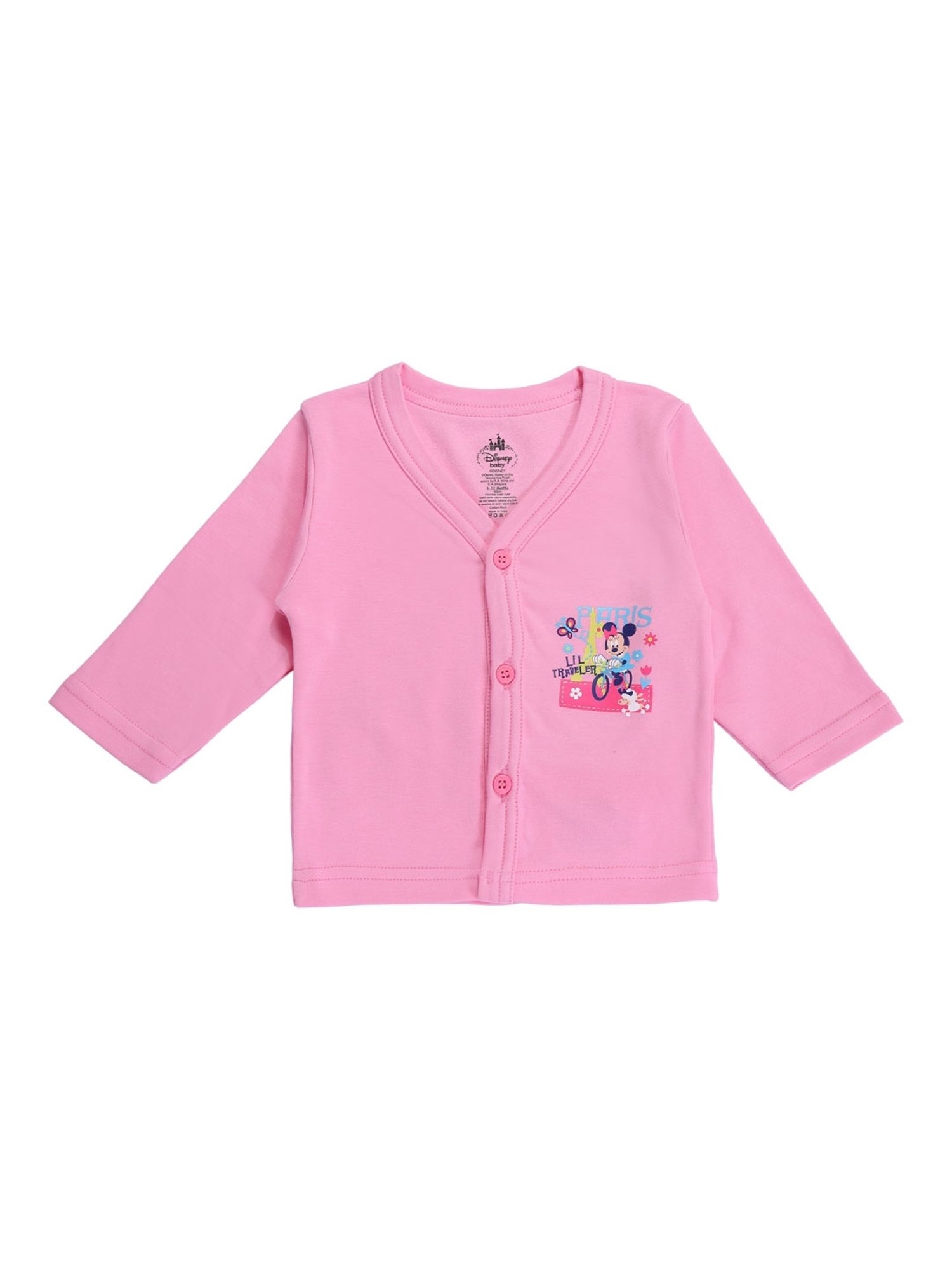 Bodycare Kids Assorted Printed Full Sleeves Jhablas(Pack Of 3)