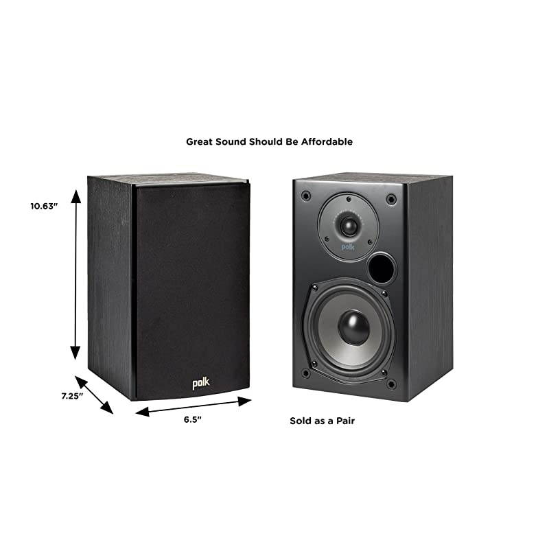 T Series 5 Channel Home Theater Bundle | Includes Two (2) T15 Bookshelf, One (1) T30 Center Channel & Two (2) T50 Tower Speakers | Premium Sound at a Great Value | Dolby and DTS Surround