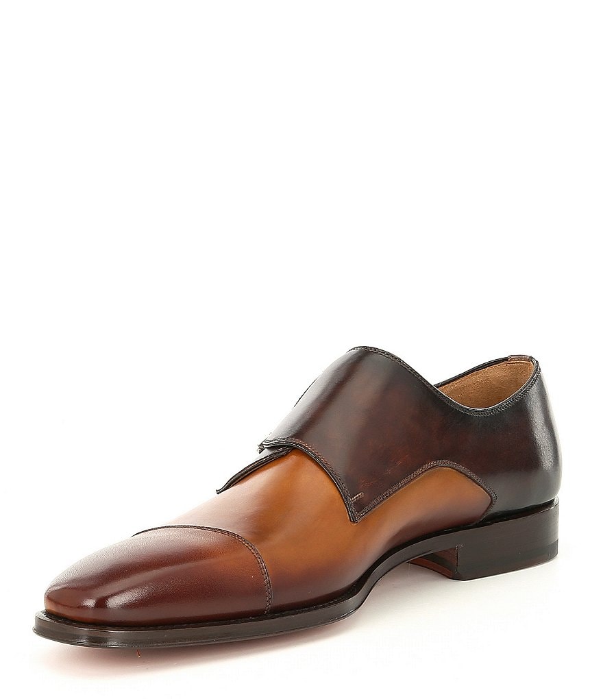 Magnanni Men's Jaden Double Monk Strap Dress Shoe