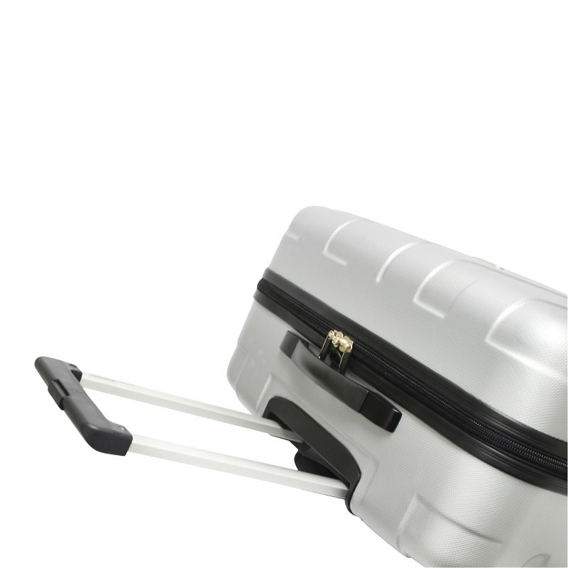 Traveler's Choice Rome 25" Spinner Suitcase - Silver