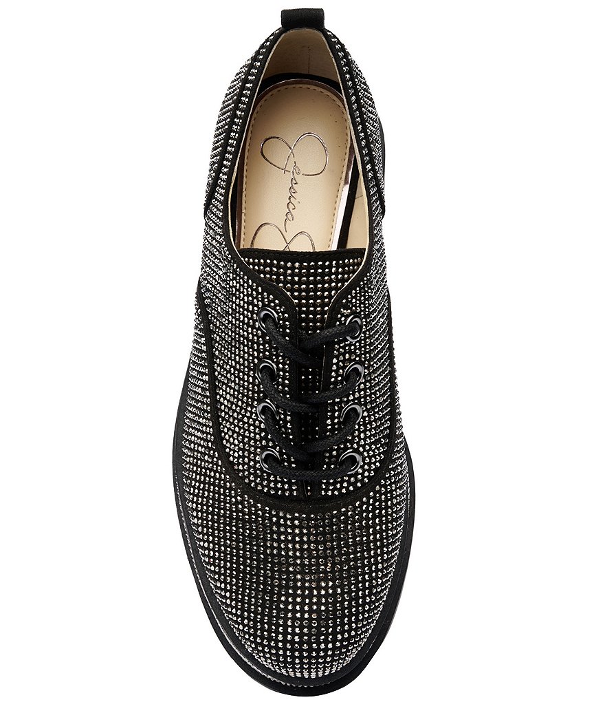 Jessica Simpson Sayze2 Rhinestone Lugged Sole Oxfords