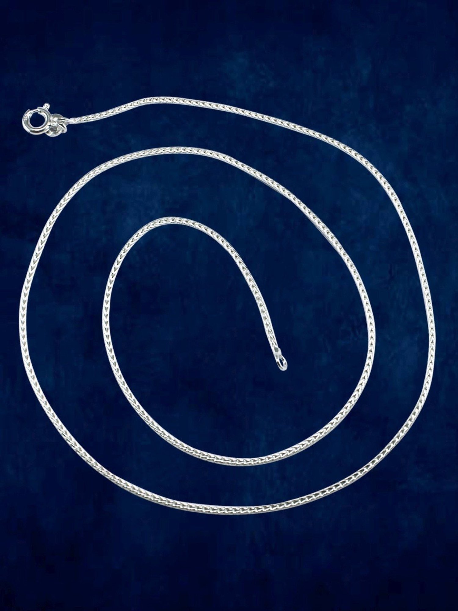 Zavya Sleek and Modern Golden Plated 92.5 Sterling Silver Box Chain