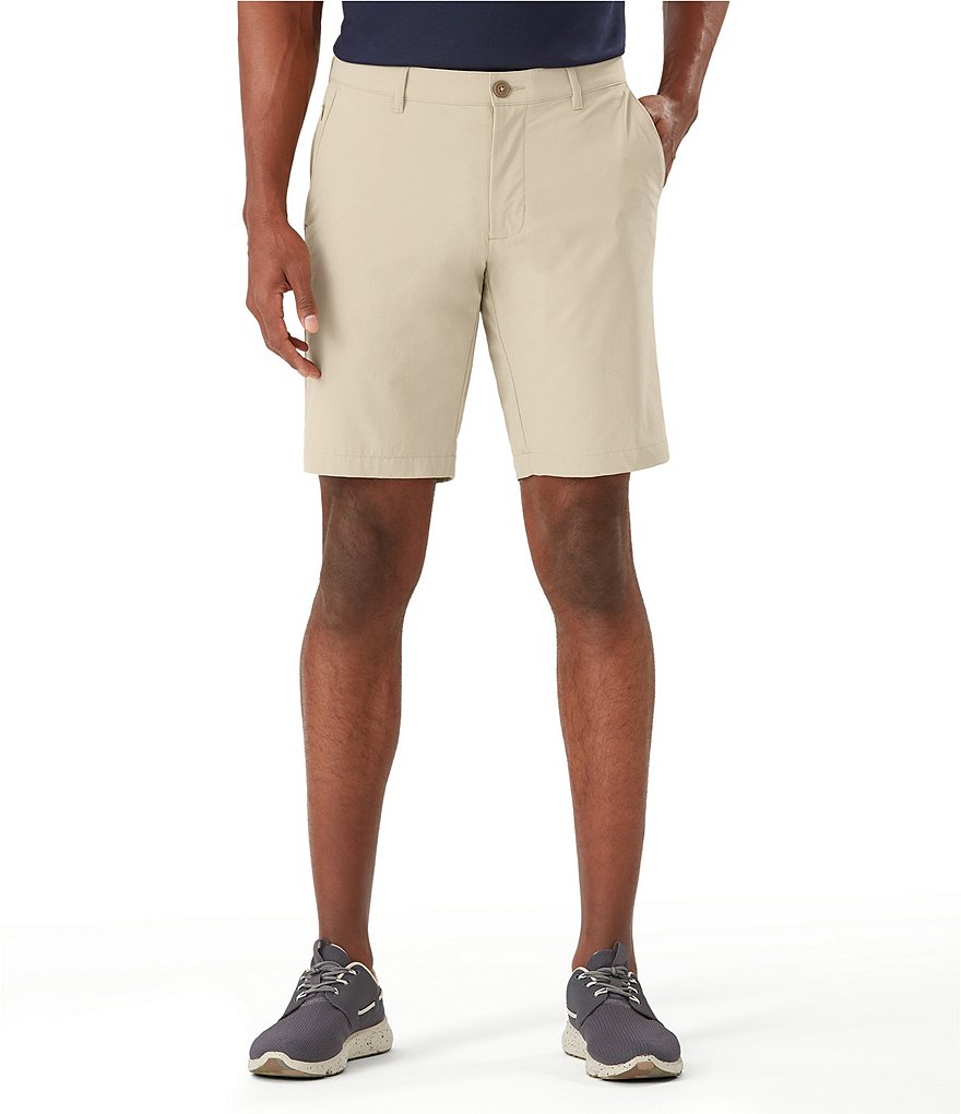 Caribbean Big and Tall 9#double; and 11#double; Inseam Knit Jacquard Shorts