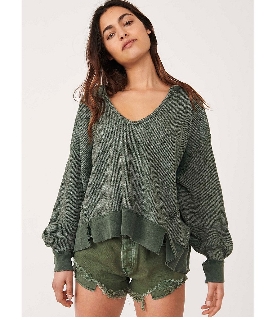 Cloth & Stone Button Side Coordinating Shorts